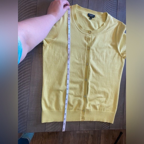 Talbots Pima cotton blend button up sweater cardigan - Picture 7 of 8